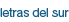 letras del sur